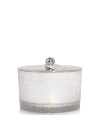 Thymes Flocked Collection Frasier Fir 3-Wick Poured Candle, 18-oz.