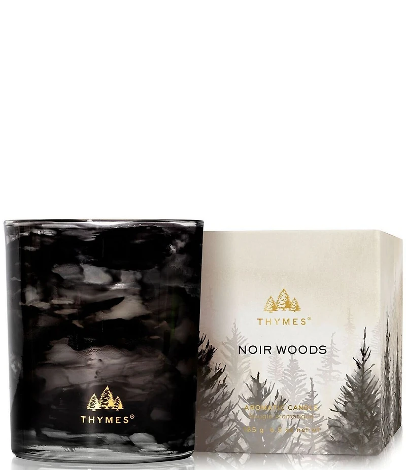 Thymes Noir Woods Poured Candle, 6.5oz.