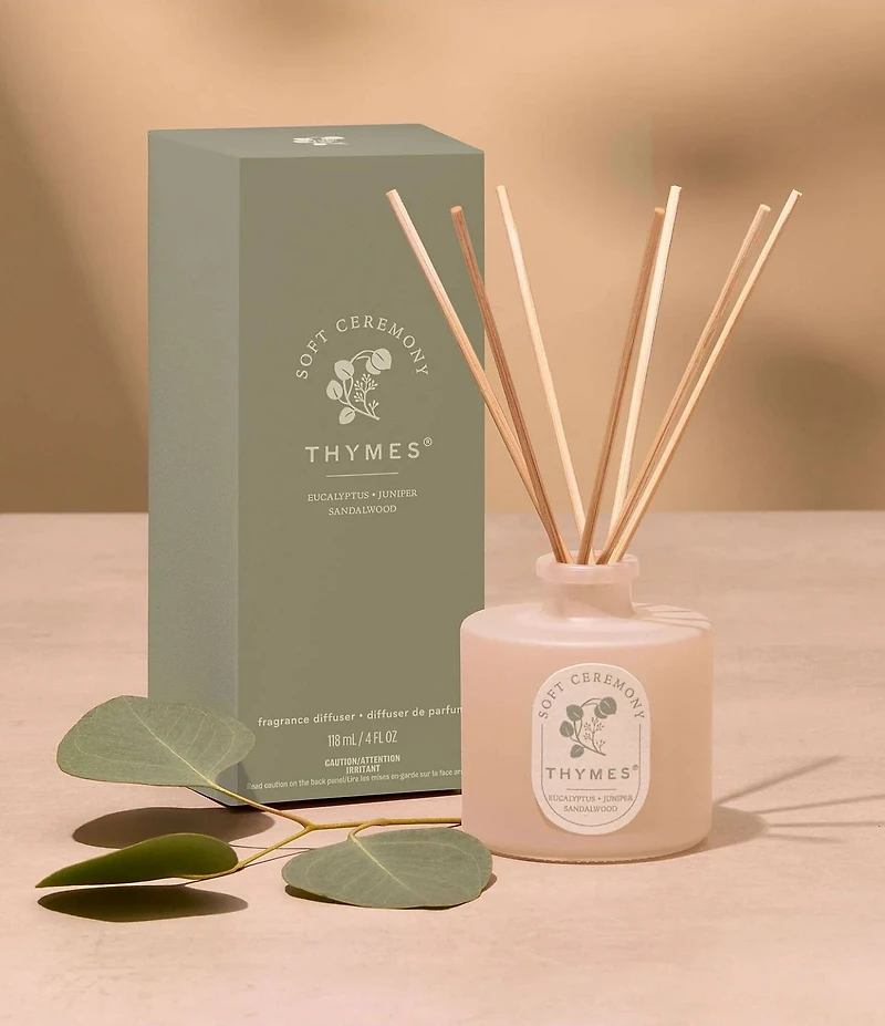 Thymes Soft Ceremony Petite Boxed Reed Diffuser