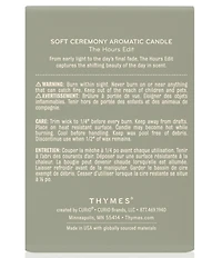 Thymes Soft Ceremony Poured Candle, 6.5 oz.