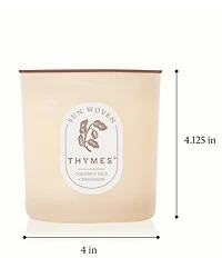 Thymes Sun Woven 2-Wick Aromatic Candle, 13 oz.