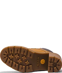Timberland Allington Heights Nubuck Suede Block Heel Booties