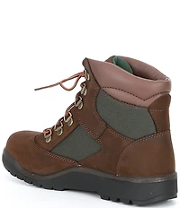 Timberland Boys' 6#double; Field Nubuck Leather Lace Up Boots (Youth)