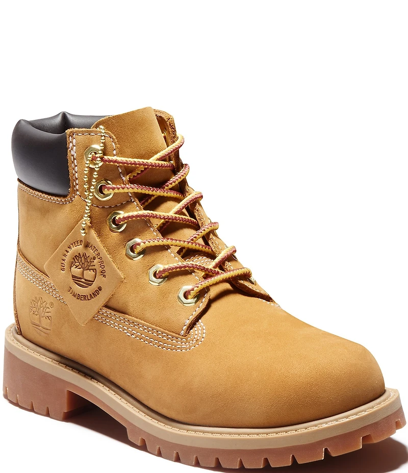 Timberland Kids' Classic 6#double; Leather Combat Cold Weather Boots (Youth)