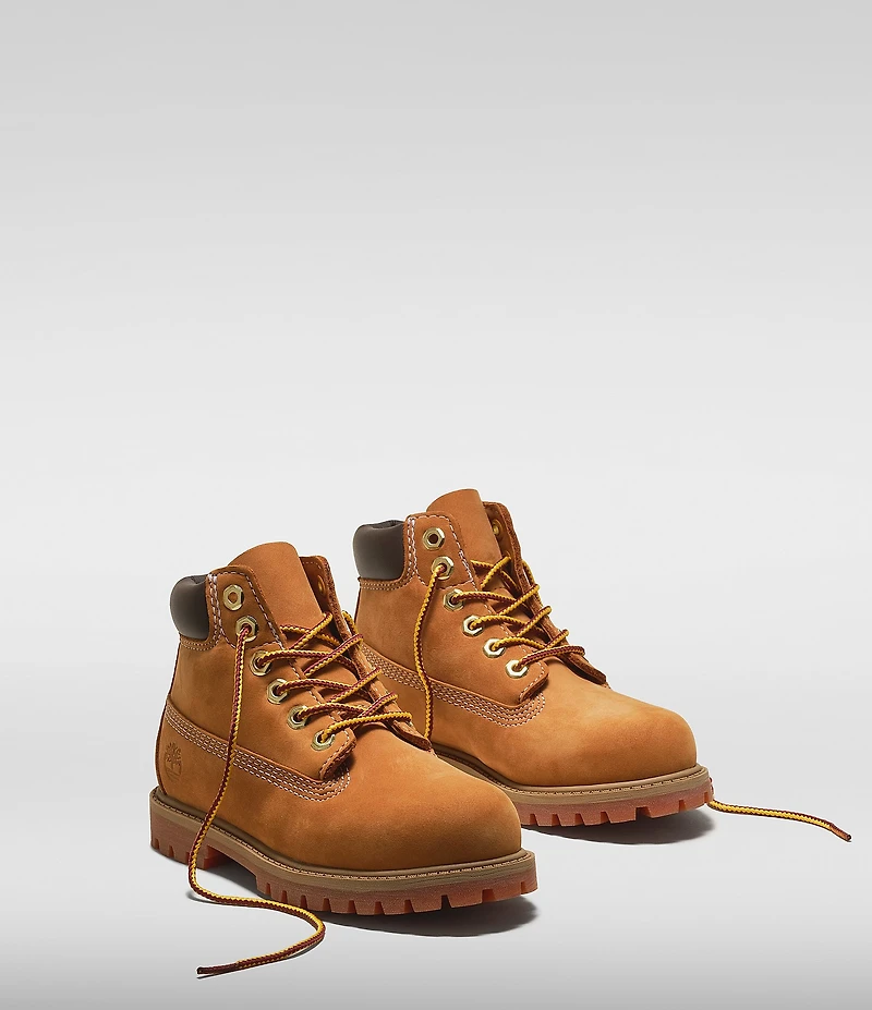 Timberland Kids' Classic 6#double; Leather Combat Cold Weather Boots (Youth)
