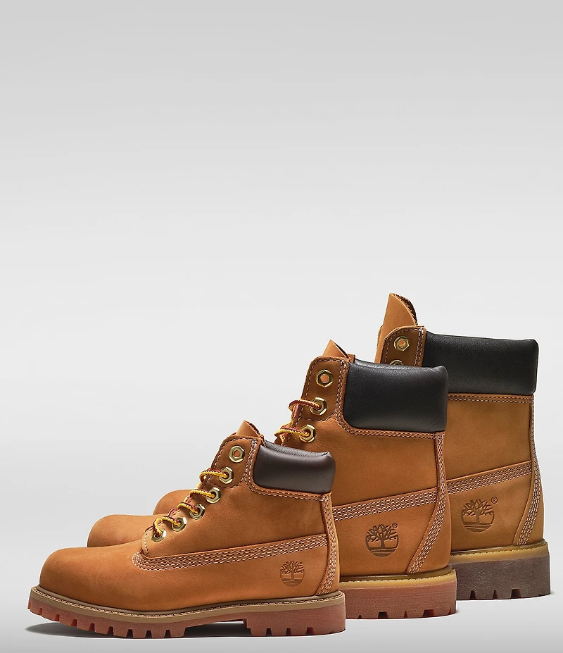 Timberland Kids' Classic 6#double; Leather Combat Cold Weather Boots (Youth)