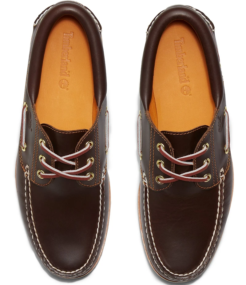 Timberland Men's Authentic 3-Eye Lug Handsewn Boat Shoes