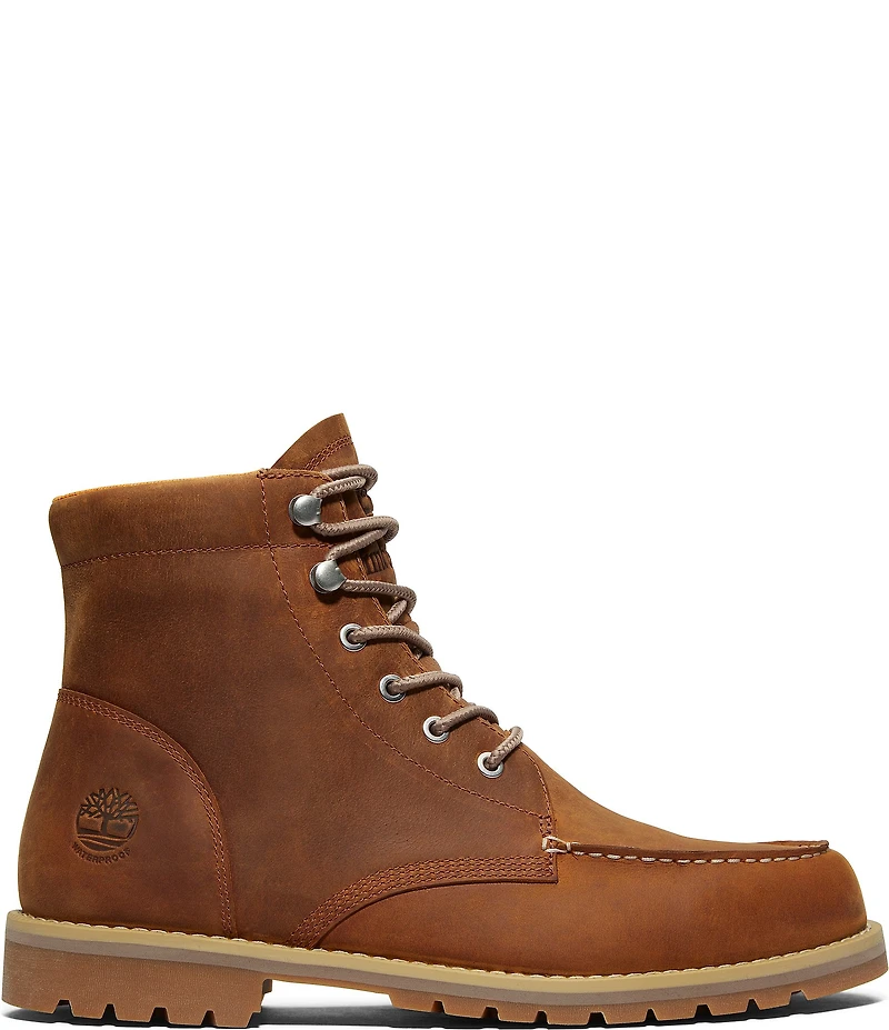 Timberland Men's Redwood Falls Waterproof Leather Moc Toe Boots