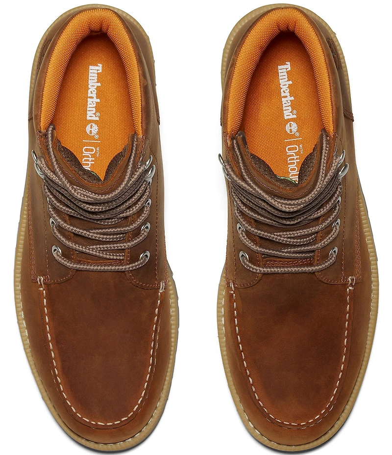 Timberland Men's Redwood Falls Waterproof Leather Moc Toe Boots