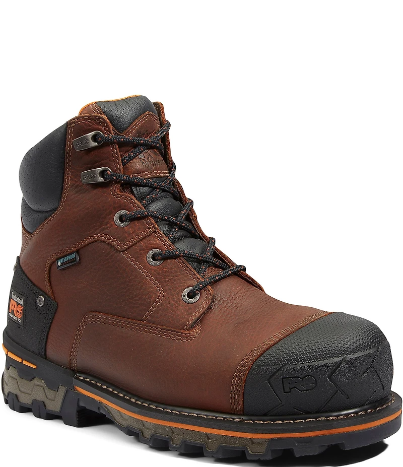 Timberland PRO® Men's Boondock 6#double; Composite Toe Waterproof Work Boots