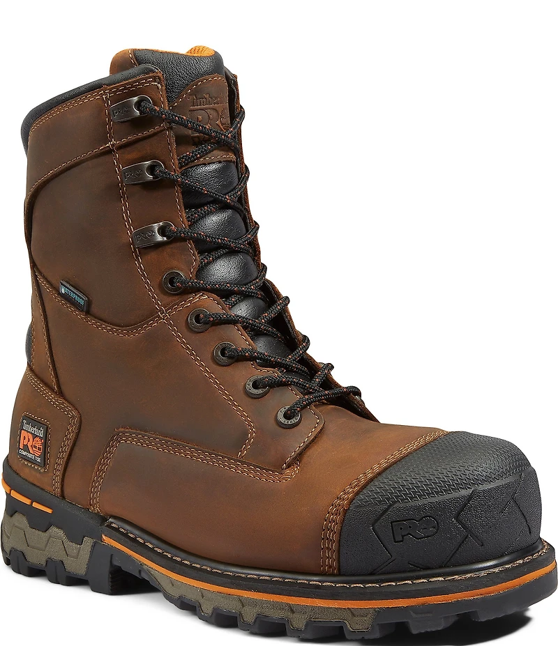 Timberland PRO® Men's Boondock 8#double; Composite Rubber Toe Waterproof Work Boots