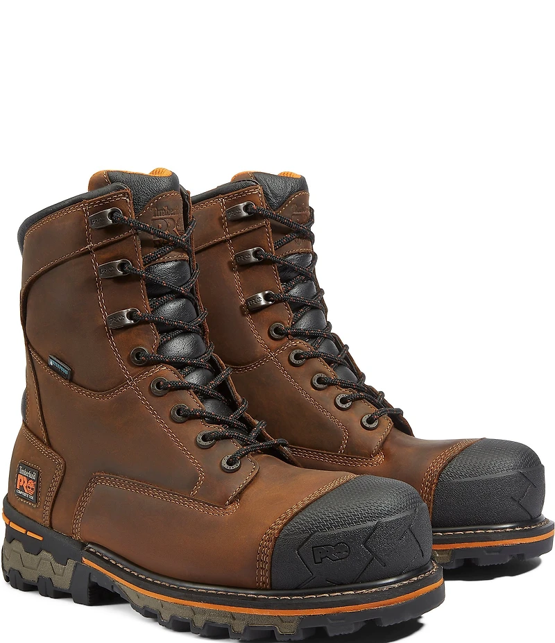 Timberland PRO® Men's Boondock 8#double; Composite Rubber Toe Waterproof Work Boots