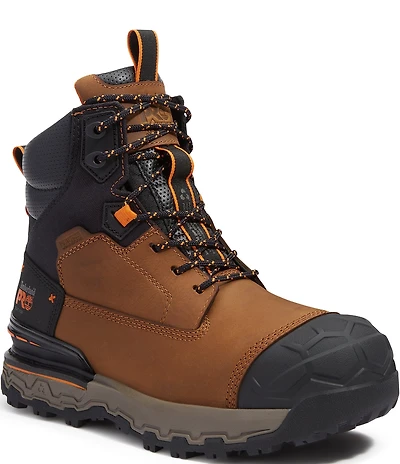 Timberland PRO Men's Boondock Ultralight 6#double; Soft Toe Waterproof Leather Work Boots