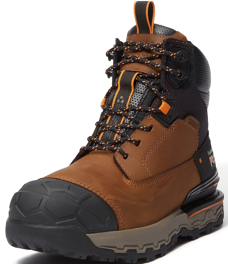 Timberland PRO Men's Boondock Ultralight 6#double; Soft Toe Waterproof Leather Work Boots