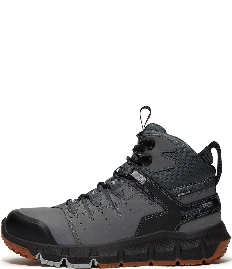 Timberland PRO Men's Tempe 6#double; Alloy Toe Waterproof Leather Work Boots