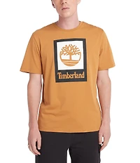 Timberland Stacked Graphic Logo Short Sleeve T-Shirt