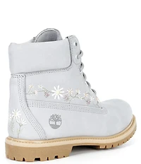 Timberland Women's Floral Embroidered Premium 6-Inch Waterproof Boots