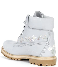 Timberland Women's Floral Embroidered Premium 6-Inch Waterproof Boots