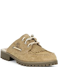Timberland Women's Noreen Suede Kiltie Mules