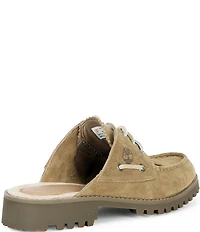 Timberland Women's Noreen Suede Kiltie Mules