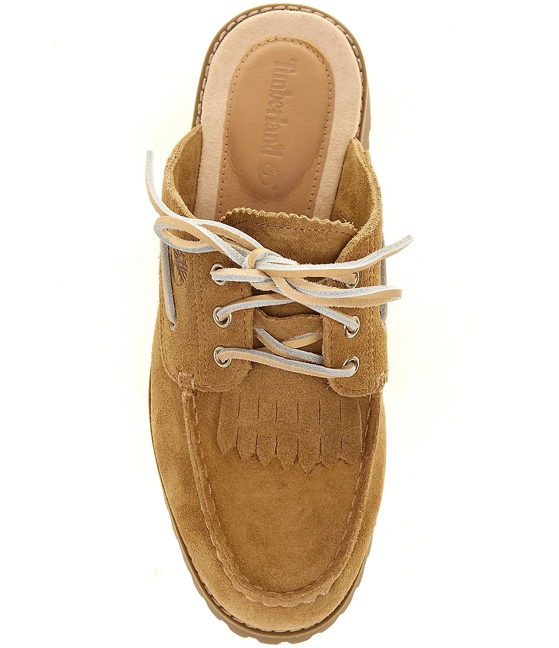 Timberland Women's Noreen Suede Kiltie Mules