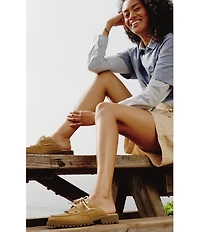 Timberland Women's Noreen Suede Kiltie Mules