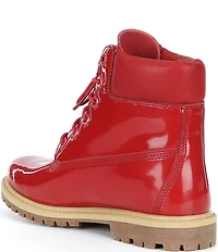 Timberland Women's Patent Leather Premium 6#double; Waterproof Boots