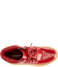 Timberland Women's Patent Leather Premium 6#double; Waterproof Boots