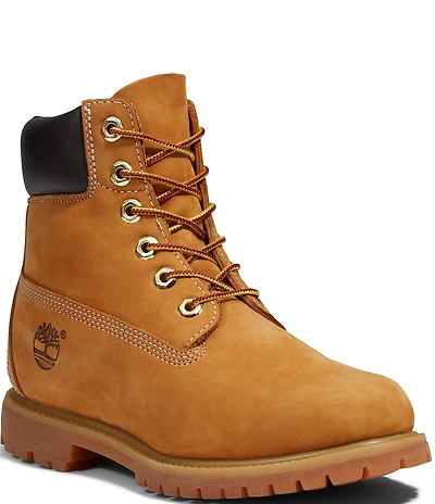 Timberland Women's Premium 6#double; Nubuck Waterproof Boots