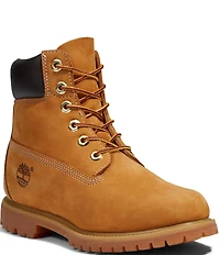 Timberland Women's Premium 6#double; Nubuck Waterproof Boots