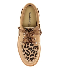 Timberland Women's Stone Street Leopard 3-Eye Boat Shoes