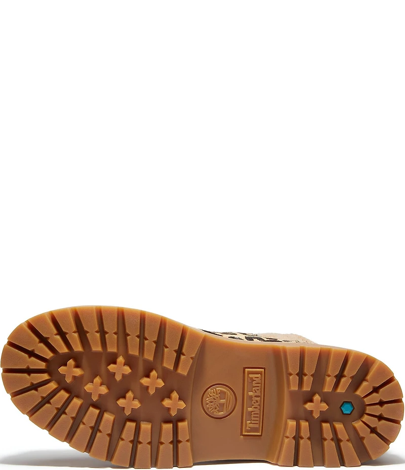 Timberland Women's Stone Street Leopard Platform Hiker Boots