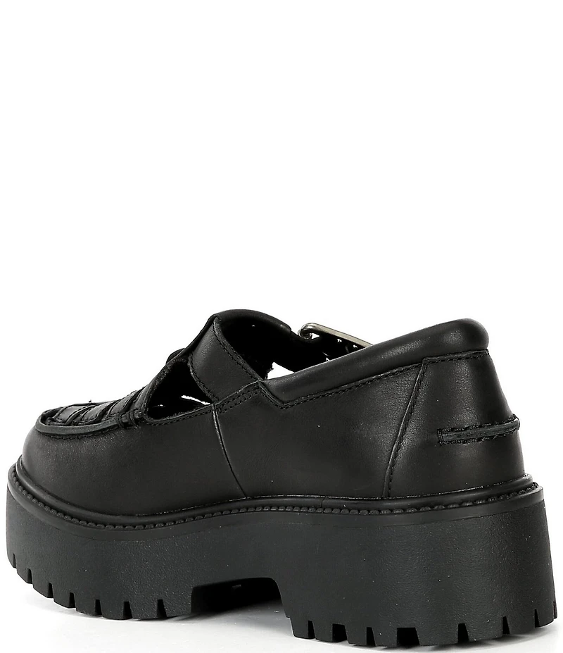 Timberland Women's Stone Street Mary Jane Buckle Platform Oxfords