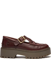 Timberland Women's Stone Street Mary Jane Buckle Platform Oxfords