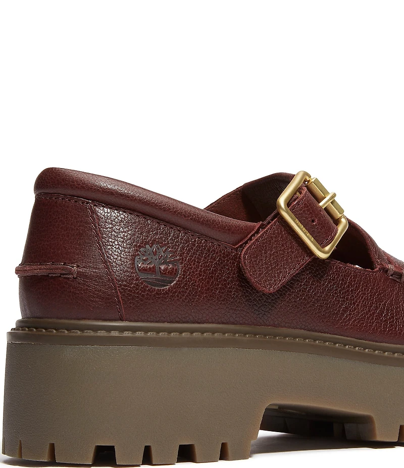 Timberland Women's Stone Street Mary Jane Buckle Platform Oxfords