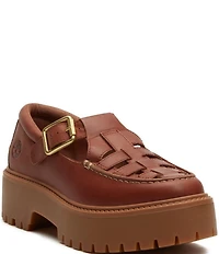 Timberland Women's Stone Street Mary Jane Buckle Platform Oxfords