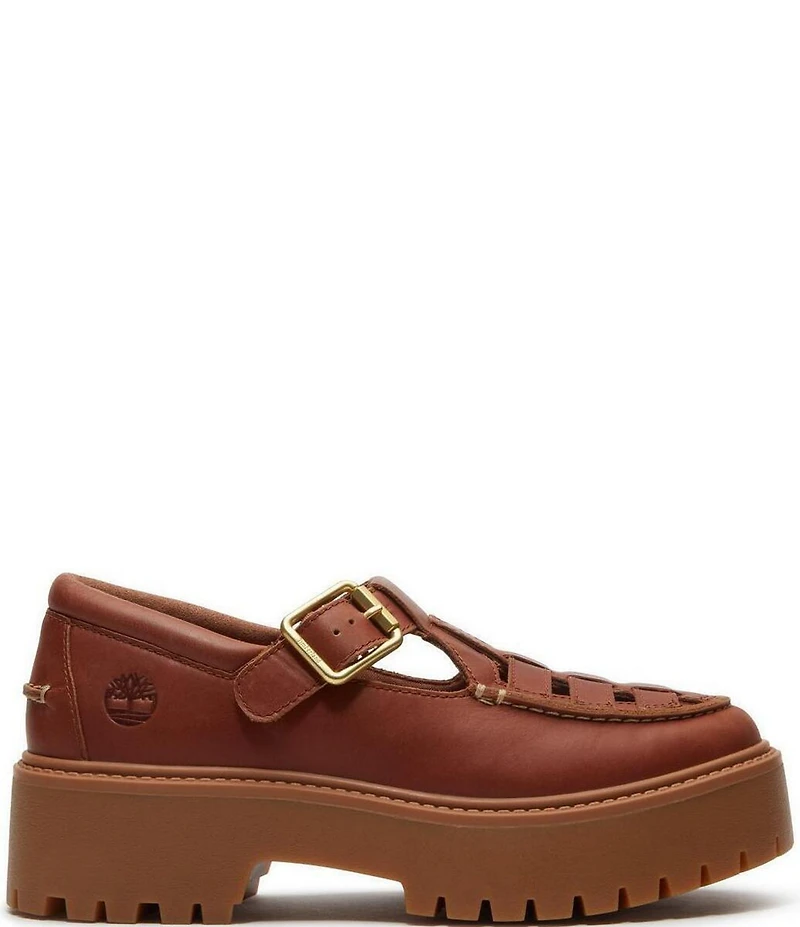 Timberland Women's Stone Street Mary Jane Buckle Platform Oxfords