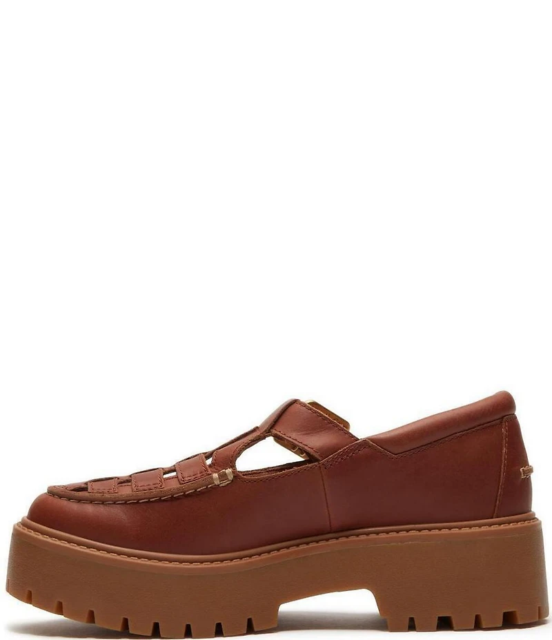 Timberland Women's Stone Street Mary Jane Buckle Platform Oxfords