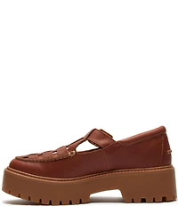 Timberland Women's Stone Street Mary Jane Buckle Platform Oxfords