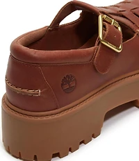 Timberland Women's Stone Street Mary Jane Buckle Platform Oxfords