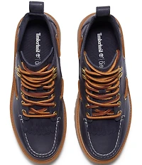 Timberland Women's Stone Street Leather Kiltie Lace Up Boots