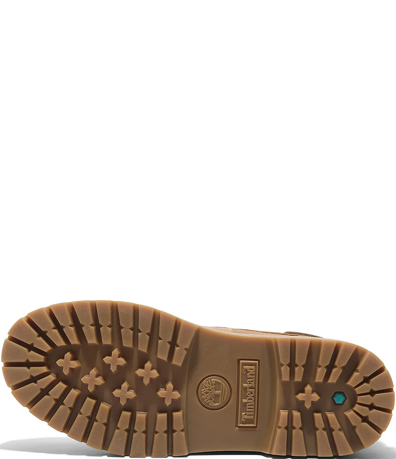 Timberland Women's Stone Street Leather Kiltie Lace Up Boots