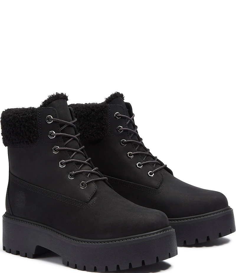 Timberland Women's Stone Street Mid Warm Lined Waterproof Boots
