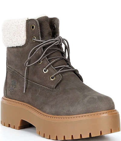 Timberland Women's Stone Street Mid Warm Lined Waterproof Boots