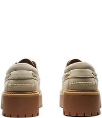 Timberland Women's Stone Street Nubuck Platform Boat Shoes