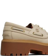 Timberland Women's Stone Street Nubuck Platform Boat Shoes