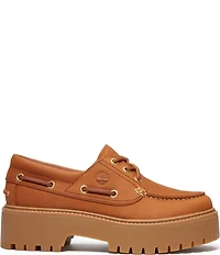 Timberland Women's Stone Street Nubuck Platform Boat Shoes
