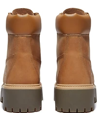 Timberland Women's Stone Street Premium 6#double; Waterproof Full Grain Platform Boots