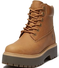 Timberland Women's Stone Street Premium 6#double; Waterproof Full Grain Platform Boots