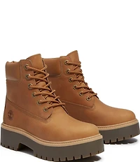 Timberland Women's Stone Street Premium 6#double; Waterproof Full Grain Platform Boots